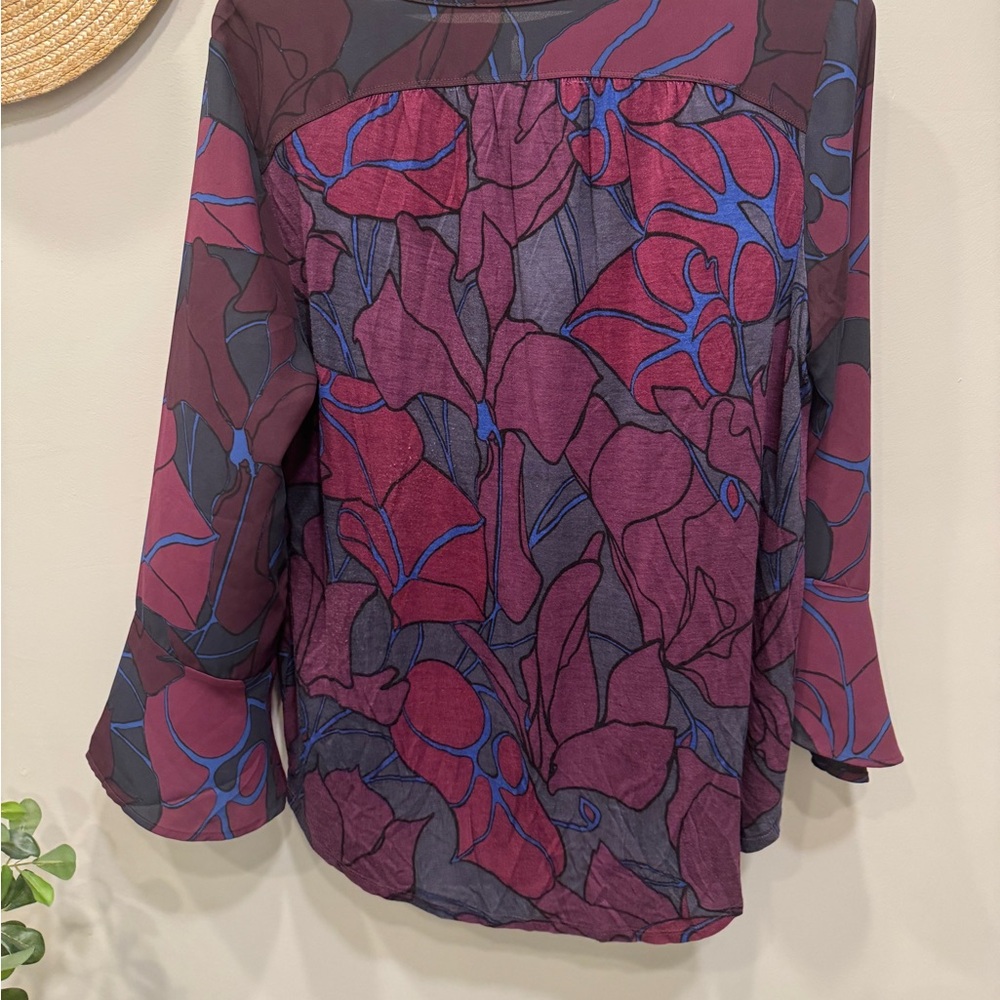 Loft Multi-Colored Blouse - Picture 4 of 4